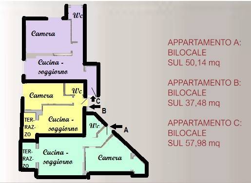 appartamento in vendita a Firenze in zona Novoli